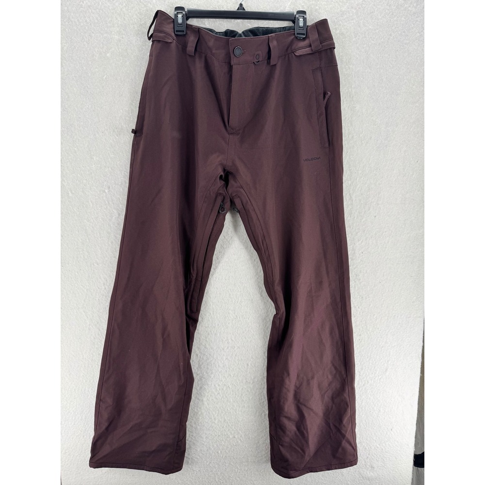 Volcom - Freakin Snow Chino Pants - Mahogany - L - Mens